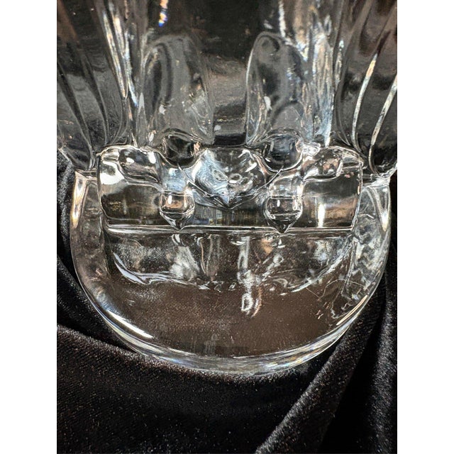 Gray Vintage Fostoria #2585 Crystal Eagle Bookends Pair 1940-1943 Art Deco Usa For Sale - Image 8 of 12