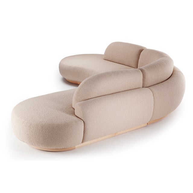 Contemporary Naked Composition Sofa by Mambo Unlimited Ideas, Set of 3 For Sale - Image 3 of 11