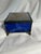 Shabby Chic Handcrafted Blue Stained Glass Trinket Box For Sale - Image 3 of 11