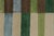 Textile Rug & Kilim’s Modern Bauhaus Geometric Beige Brown Blue and Green Wool Custom Rug For Sale - Image 7 of 9