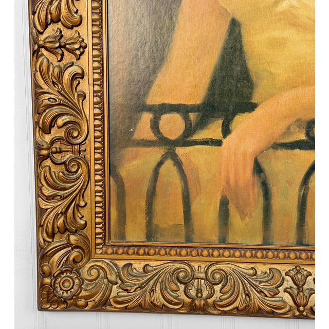 Gold Vintage Spanish Revival "Carmen" Framed Print by Barbara Weber - 3x4 For Sale - Image 8 of 11