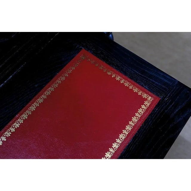 Louis XIII Style Work Cabinet & Desk Table, Set of 2 For Sale - Image 18 of 18