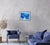 Contemporary Blue Village Oil Landscape Painting For Sale - Image 9 of 9