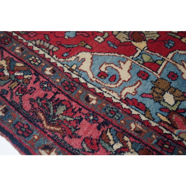Antique Bidjar Rug 4'9'' X 7'1'' For Sale In New York - Image 6 of 7