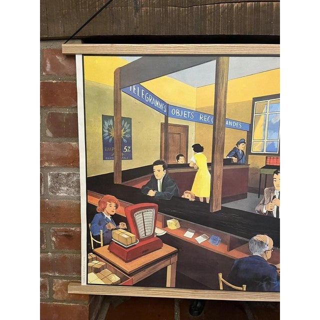 French Double-Sided Educational Dentist School Poster, 1950s For Sale - Image 9 of 15