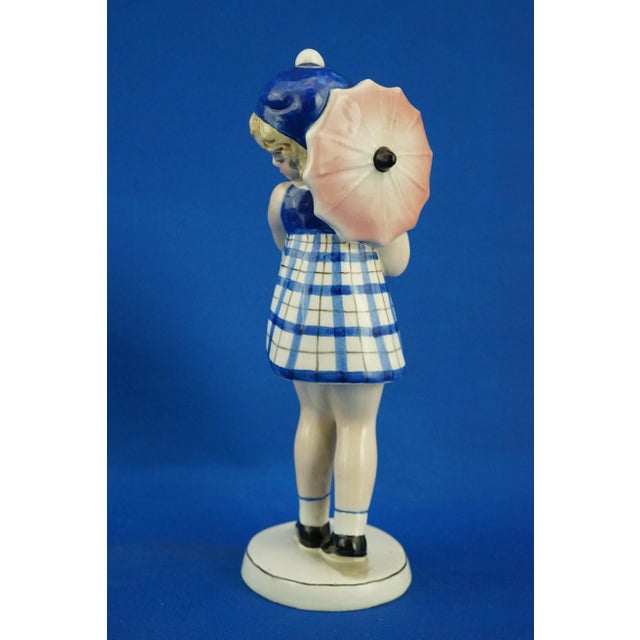 Vintage Art Deco Ceramic Sculpture by Claire Weiss for the Goldscheider Factory, 1920s For Sale - Image 3 of 18