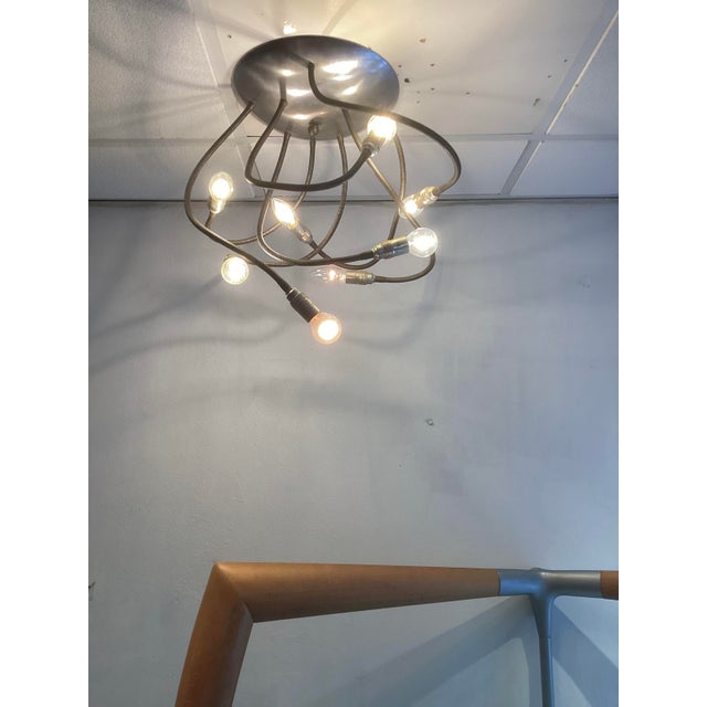 Flexible Metal Ceiling Lamp, 1980, in Very Good conditions. Designed 1980 to 1989 Up to 250V (Europe/UK Standard).The...