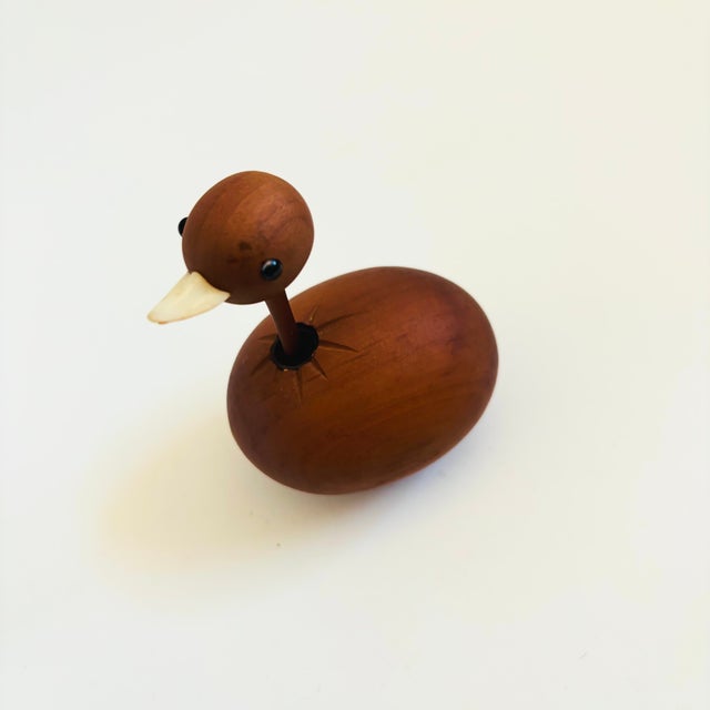 Mid-Century Modern MCM Senshukai Wood Royal Pet - Ostrich For Sale - Image 3 of 8