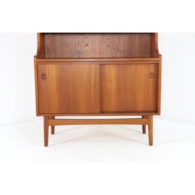 Brown Bookcase by Johannes Sorth for Bornholms Mobelfabrik For Sale - Image 8 of 15