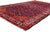 61496 Antique Persian Malayer Rug, 05'03 x 10'00. The Crimson Herati: A Persian Malayer Masterpiece of Tribal Opulence...
