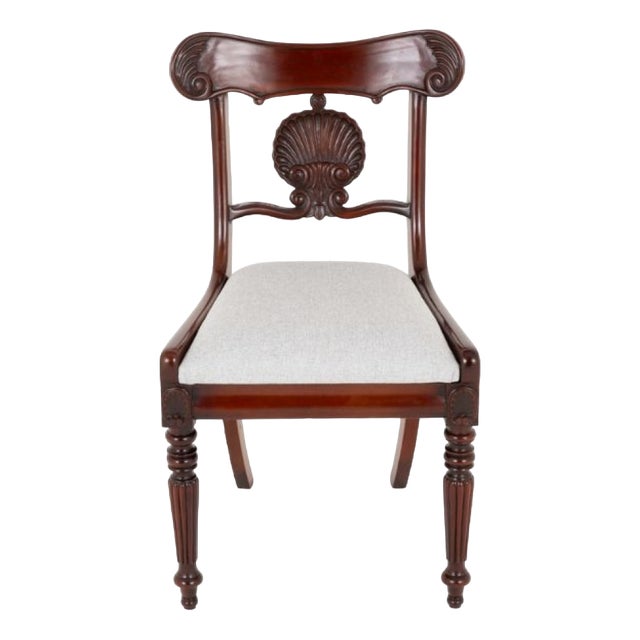 William IV Style Dining Chairs in Mahogany, 1920s, Set of 12 For Sale