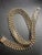 1950s MCM Solid Brass Bronze Metal Articulating Necklace Chain For Sale - Image 5 of 6
