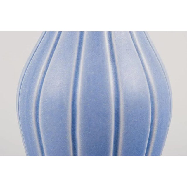 Large Faience Vase by Ewald Dahlskog for Bobergs Fajansfabrik, Sweden, 1930s For Sale - Image 4 of 7