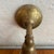 Antique Industrial Brass Wall Sconce With Acid-Etched Ribbed Glass Shade For Sale In New York - Image 6 of 10