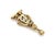 The Diamond & Gems 9k Yellow Gold Animated Large Clown Charm Pendant is a unique and eye-catching piece of fine jewelry....