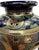 Vintage Japanese Satsuma Moriage Dragon Buddhist Figures Vase 14.5" For Sale - Image 9 of 10