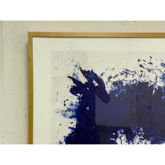 Blue Yves Klein for Room & Board Serigraph Print, Framed For Sale - Image 8 of 12