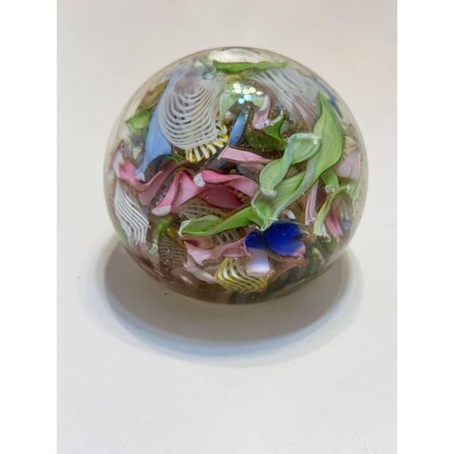 Murano Glass Tutti Frutti Paperweight from Avem, Italy, 1960s For Sale - Image 11 of 11
