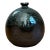 Vintage Original Studio Pottery Green Glaze Weed Vase For Sale