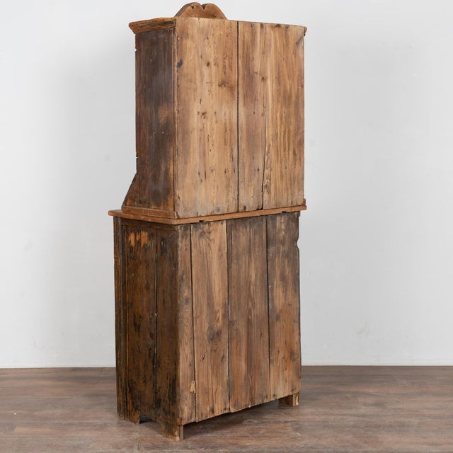 19th-Century Hungarian Rustic Pine Cabinet Cupboard For Sale - Image 14 of 14
