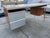 Vintage Mid Century Modern Aluminum Gordon Bunshaft Style Retro Modernist Desk. Unmarked For Sale - Image 10 of 12