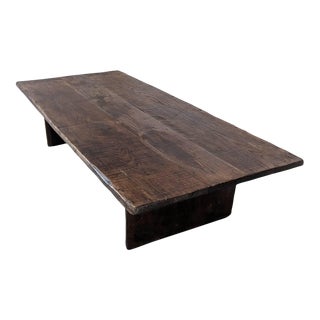 Rustic Elm Coffee Table For Sale