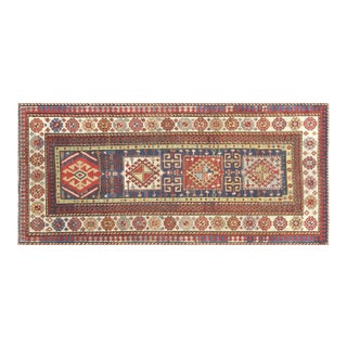 19th Century Caucasian Kuba Rug For Sale