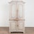 Gustavian (Swedish) Early 19th Century Swedish Gray Painted Wedding Cabinet For Sale - Image 3 of 11