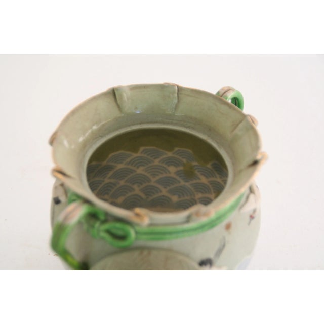 1940s Vintage Hand-Painted Japanese Bowls, Set of 2 For Sale - Image 5 of 8