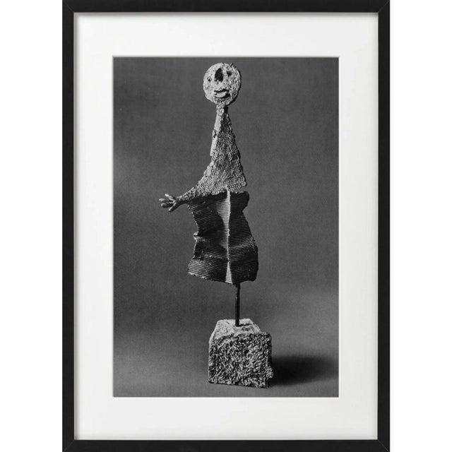 'Picasso's Sculptures' Contemporary Black and White Gallery Wall of Photographs, Framed - Set of 21 For Sale - Image 10 of 11