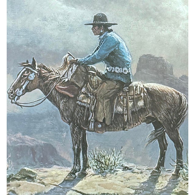 Impressionist "The Navajo" by Olaf Wieghorst For Sale - Image 3 of 4