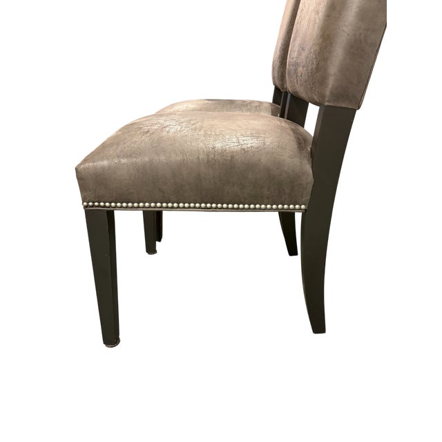 Arhaus Torino Dining Chairs - A Pair For Sale - Image 11 of 14