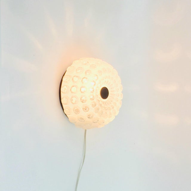 Metal Mid-Century Modern Diamond Glass Wall Lights from Limburg, Germany, 1960s, Set of 2 For Sale - Image 7 of 11