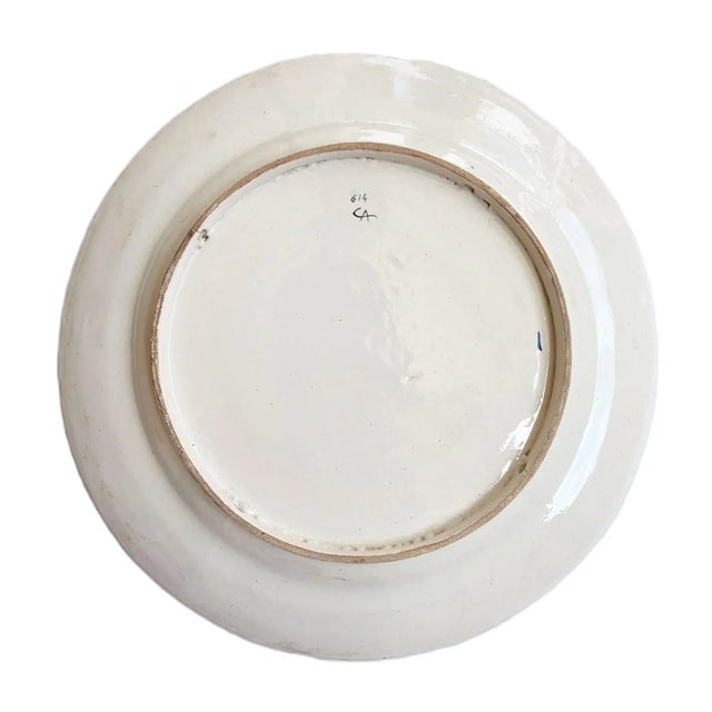 18th Century French Nevers Faience Plate For Sale - Image 9 of 9