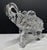 Figurative 1950s Detailed Crystal Glass Lidded Elephant Figurine Box For Sale - Image 3 of 12