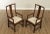 High Quality American Made Solid Wood Ming Style Pair High Back Arm Chairs with Custom Upholstered Seats