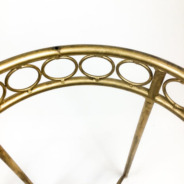 Gold Metal Table Bases a Pair Chairish