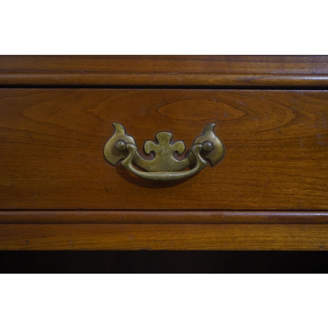 Pair Stickley Cherry 1 Drawer Nightstands For Sale - Image 12 of 18