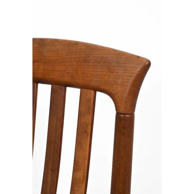 Set 4 Fine Danish Teak Dining Chairs Mid Century Modern For Sale In New York - Image 6 of 11