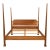 King Cherry Pencil Post Bed by Harden Furniture For Sale
