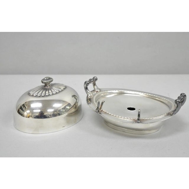 Antique Victorian Middletown Plate Co Silver Plated Fancy Covered Butter Dish For Sale - Image 10 of 14