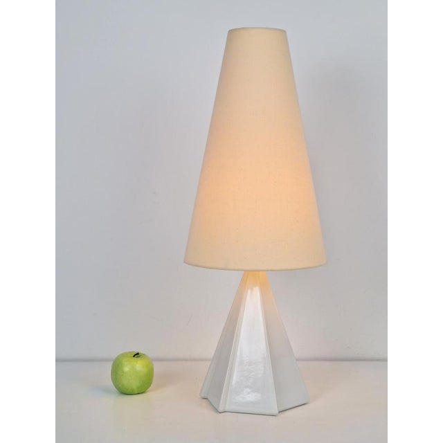 Vintage Teepee Table Lamp in Ceramic, 1970s For Sale - Image 6 of 11