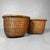 Mid-Century Modern Shōwa Japanese Bamboo Baskets, 1950, Set of 2 For Sale - Image 3 of 13
