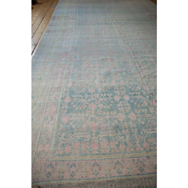 Textile Vintage Distressed Khotan Carpet - 8'11" X 17'8" For Sale - Image 7 of 12