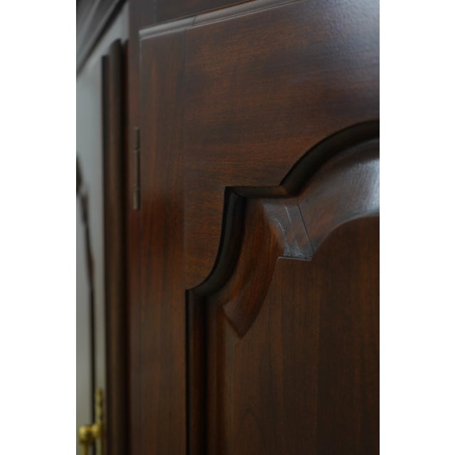 1980s Harden Cherry 2 Piece 4 Door China Cabinet For Sale - Image 16 of 18