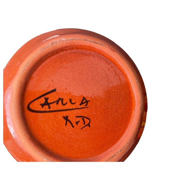Vintage Spanish Pottery Tea Coffee Set, Signed Carla Rd, Terracotta Redware, 15-Piece For Sale - Image 10 of 10