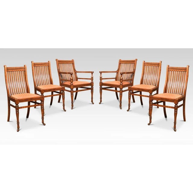Dining Chairs by James Shoolbread, 1890s, Set of 6 For Sale - Image 10 of 11