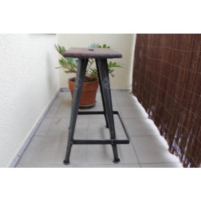 Model 2 Stool with Footrest from Rowac, 1920s For Sale - Image 15 of 15