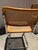 Pair of Vintage Chrome and Cane Cantilever Dining Chairs – Mid-Century Modern Style For Sale In New York - Image 6 of 7