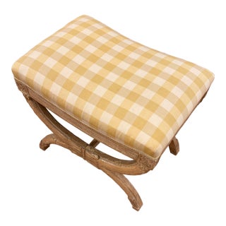 Vintage Hollywood Regency Style Bench For Sale